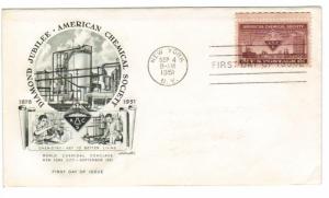 US 1002 (Me-5) 3c American Chemical Society on FDC Artmaster Cachet ECV $7.50