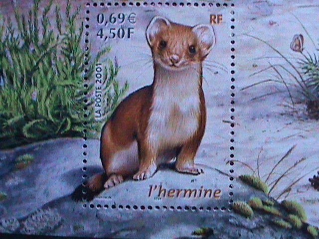 FRANCE-COLONY-2001-LOVELY WILD ANIMALS -MNH SHEET, VF WE SHIP TO WORLDWIDE