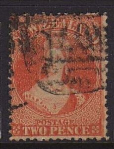 New Zealand FFQ Chalon 2d SG 141 Wmk NZ FU