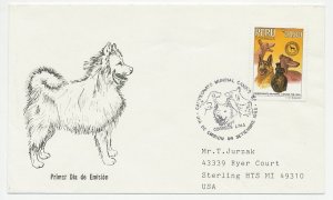 Cover / Postmark Peru 1986 Dog 