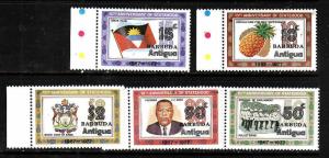 Barbuda-Sc#323-7-Unused NH set-Statehood-1978-