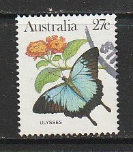 1983 Australia - Sc 875 - used VF - single - Ulysses butterfly