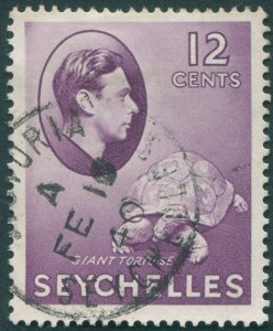 Seychelles 1938 12c reddish violet SG139 used