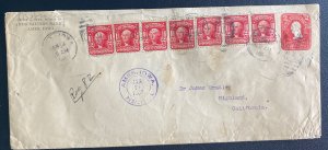 1907 Ames IA USA Postal Stationery Commercial Cover To highland CA