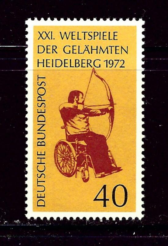 Germany 1092 MNH 1972 Handicapped Archer