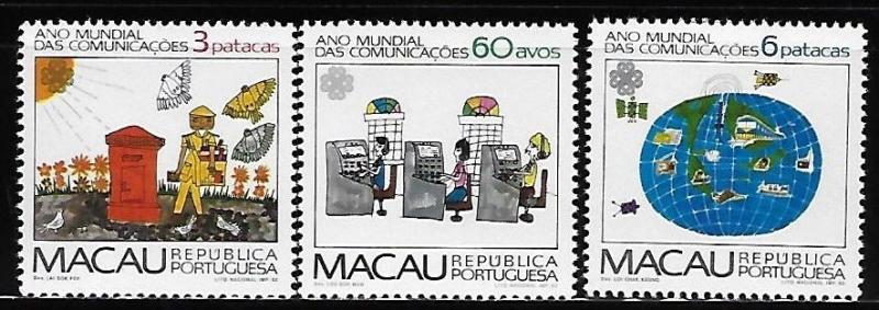 Macau Macao 1983 World Communications Year MNH A678