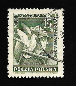 Poland 1950 - U - Scott #486