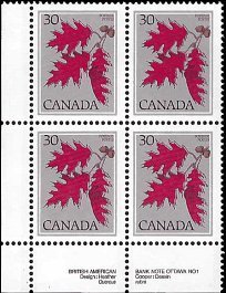 CANADA   #720 MNH LOWER LEFT PLATE BLOCK  (3-2)