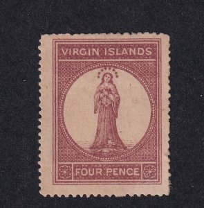 Virgin Is. Scott # 5 VF OG mint hinged nice color cv $ 50 ! see pic !