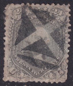 #78 Used, Fine, Inverted cancel, some nibbed perfs (CV $400 - ID34956) - Jose...