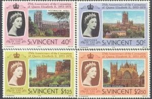 ST.VINCENT  528-31 MNH 1978 Coronation