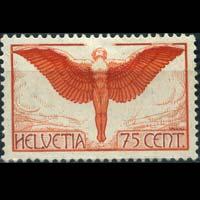 SWITZERLAND 1924 - Scott# C11 Flight 75c LH