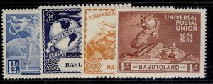 BASUTOLAND GVI SG38-41, 1949 ANNIVERSARY of UPU set, NH MINT.