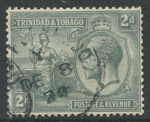 STAMP STATION PERTH Trinidad & Tobago #24 KGV Britania Used Wmk 4 - 1922-28