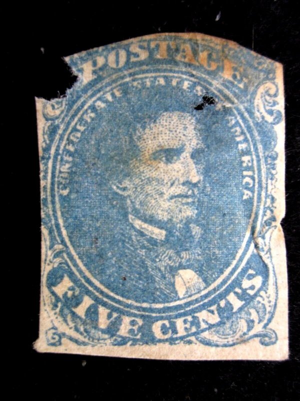 US/CONFEDERATE STATES - SCOTT # 4 - USED - CAT VAL $125.00