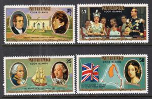 Aitutaki 148-151 MNH VF