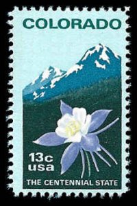 PCBstamps   US #1711 13c Colorado Statehood, MNH, (29)