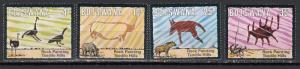 Botswana - 1975 Rock paintings Sc# 136/139 - MNH (2121)