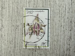 Vanuatu #327 Used, 20v, Orchids, 2024 SCV $0.40