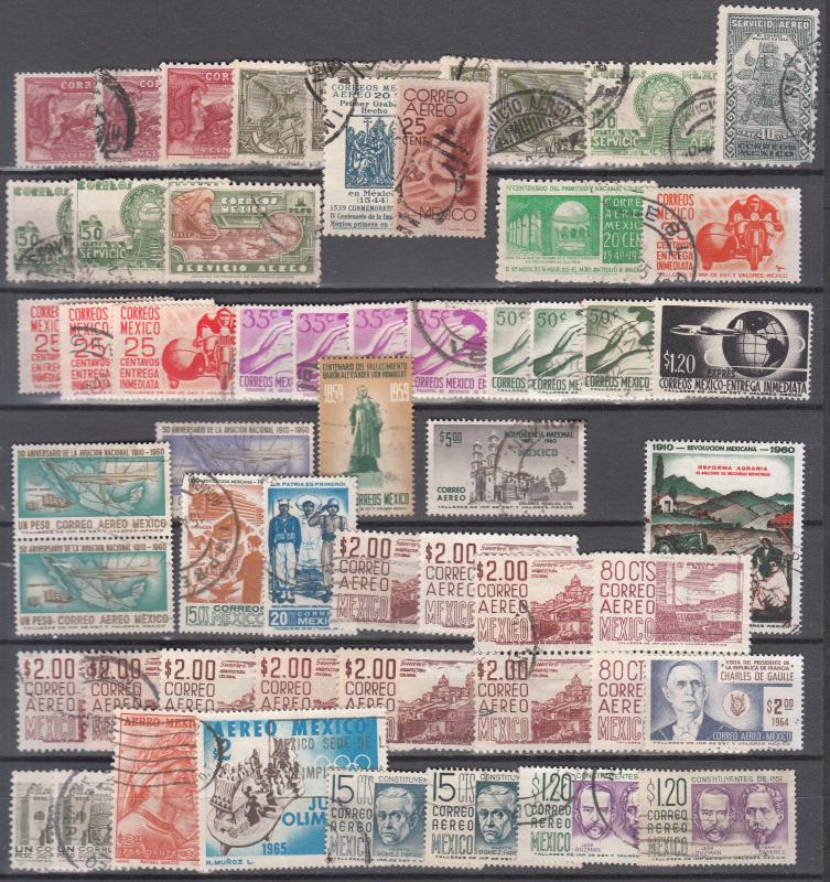 Mexico - 1934/1967 small stamp collection