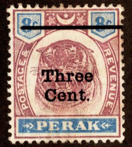 Malaya Scott Perak 65 Unused hinged.