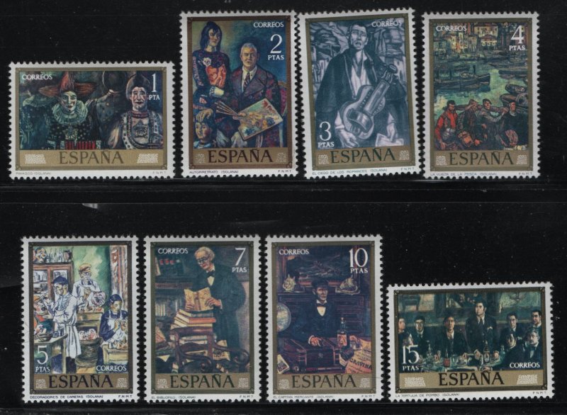 SPAIN,  1704-1711  MINT HINGED  SET