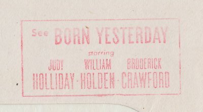 Meter top cut USA 1951 Movie - Born Yesterday