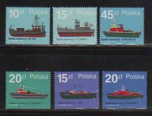 Poland MNH sc# 2888-93 Ships 08CV $2.05