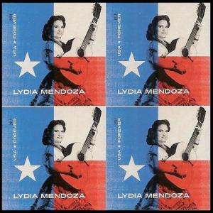 US 4786a Music Icons Lydia Mendoza imperf NDC block (4 stamps) MNH 2013