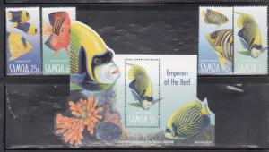 Samoa 1045-48A Fish Mint NH