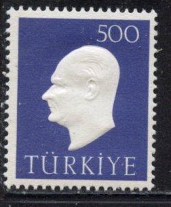 Turkey # 1472, Mint Never Hinge. CV $ 3.50