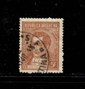 ARGENTINA #427 1935 5c MORENO F-VF USED b