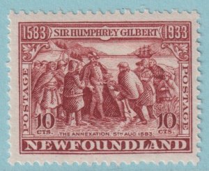 NEWFOUNDLAND 220 MINT HINGED OG* NO FAULTS VERY FINE!  BMP