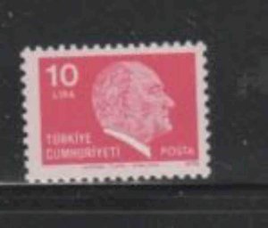 TURKEY #2135 1979 10L KEMAL ATATURK MINT VF NH O.G
