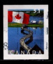 Canada - #2136 Flag over Bridge - Used