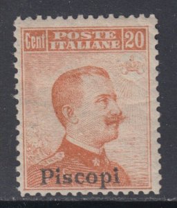 Italy - Egeo - Piscopi - Sassone n.9 cv 960$ SUPER CENTERED MNH** no watermark