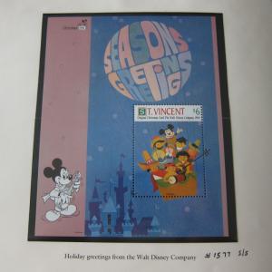 St.Vincent Disney Sc 1577 MNH