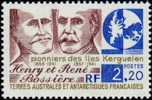 French Antarctic TAAF 1989 #148 MNH. Famous people