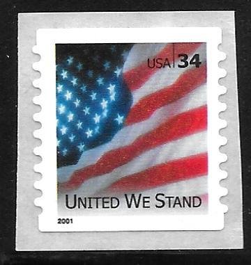 USA 3550A: 34c United We Stand, M, SA, VF