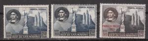 San Marino - 1952 Christopher Columbus Sc# C80/C81 - MLH/MH