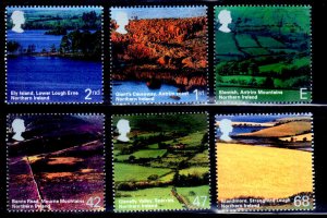 Great Britain 2004 - Ireland Scenery -  MNH  set   # 2193-2198