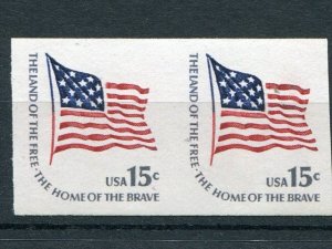 USA  Imperforated pair Mint VF - Lakeshore Philatelics