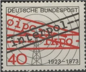 Germany Sc 1103 Interpol  MNH