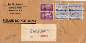 Post Office Department - Registered Mail - Used