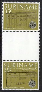 Suriname 481 MNH GUTTER PAIR Z9066