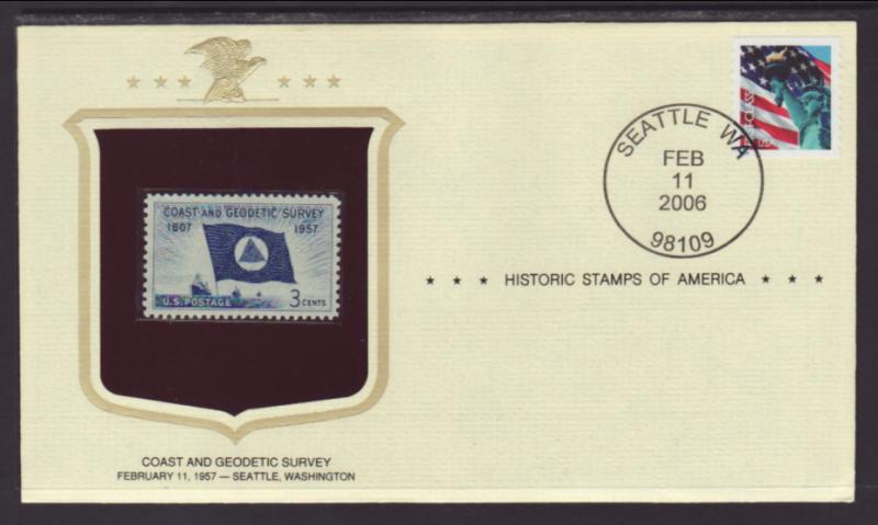 US Coast And Geodetic Historic Stamp Cover BIN