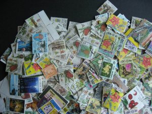 Malaysia and states, scrap pile of 1600 (estimated). Duplicates, mixed condition