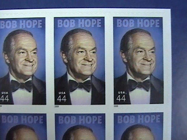 U.S.# 4408-MINT/NEVER HINGED--PANE OF 20---BOB HOPE---2009