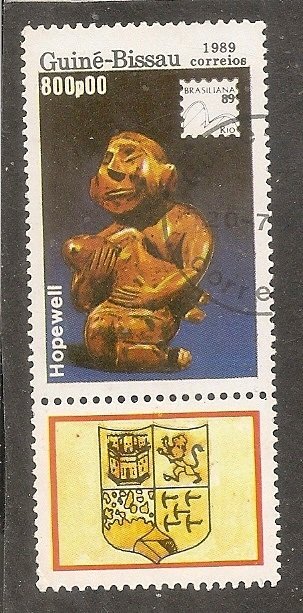 Guinea-Bissau   Scott    846   Indian Artifacts     CTO