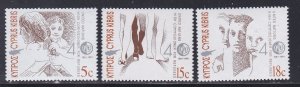 Cyprus # 785-787, Refugees, NH, 1/2 Cat.